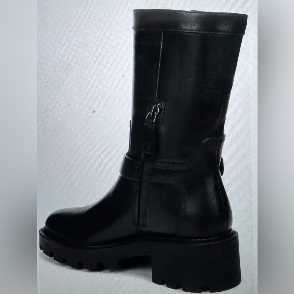 Franco Sarto Black Rugged Sole Boots - Picture 3 of 4
